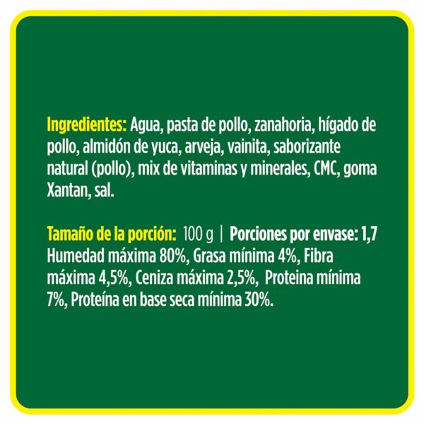 Alimento Húmedo Para Perros Pavo Con Vegetales PURE NATURE 170 G - Imagen 2
