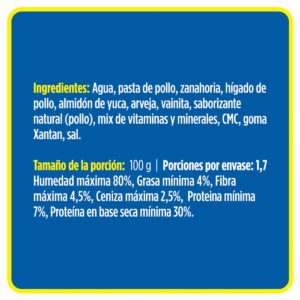 Alimento Húmedo Para Perros Cordero Con Vegetales PURE NATURE 170 G