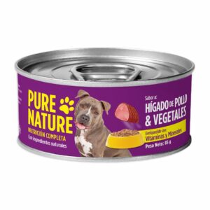 Alimento Húmedo Para Perros Hígado De Pollo PURE NATURE 85 G