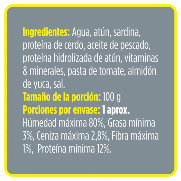 Alimento Húmedo Para Gatos De  Atún Y Sardina PURE NATURE 85 G - Imagen 2