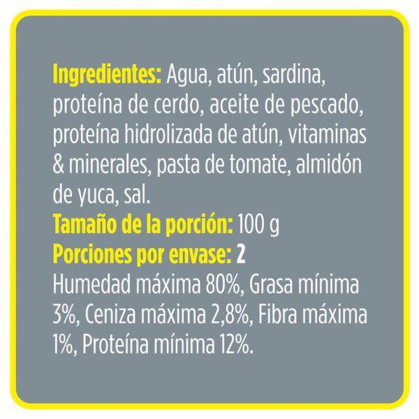 Alimento Húmedo Para Gatos De  Atún Y Sardina PURE NATURE 156 G - Imagen 2