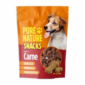 Snack Para Perros Sabor A Carne PURE NATURE 200 G