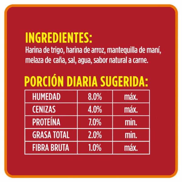 Snack Para Perros Sabor A Carne PURE NATURE 200 G - Imagen 2