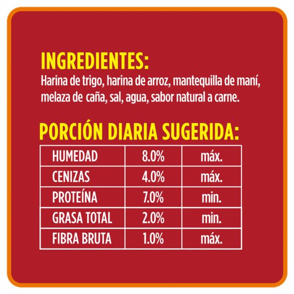 Snack Para Perros Sabor A Carne PURE NATURE 200 G - Imagen 2