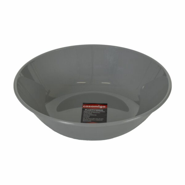 Plato Hondo Gris CASAMIGA 18 Cm