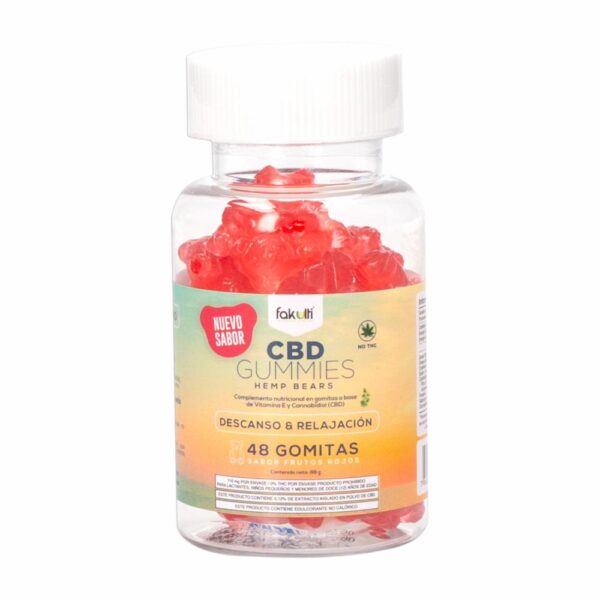 Gomitas Cbd Sabor A Frutos Rojos FAKULTI 88 G