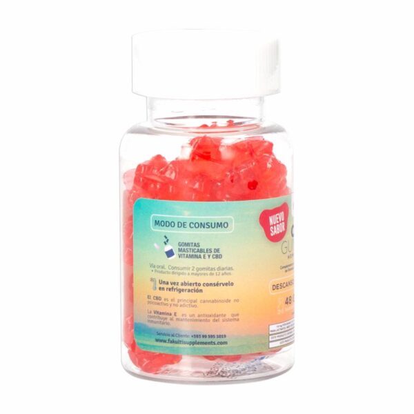 Gomitas Cbd Sabor A Frutos Rojos FAKULTI 88 G - Imagen 3