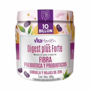 Fibra Digestiva En Polvo Con Ciruela Y Hoja De Sen Sabor A Fresa VITAHEALTH 1000 Ml
