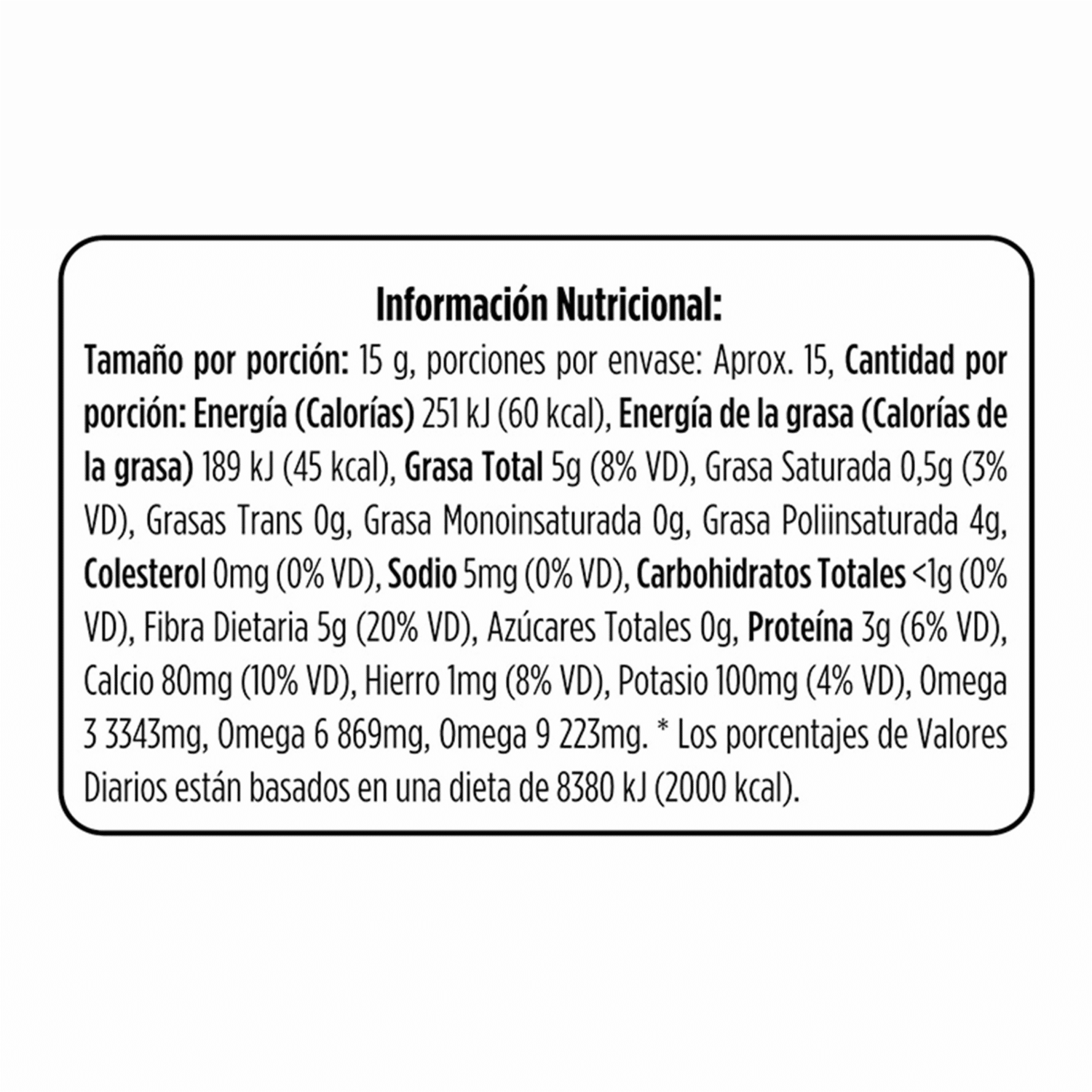 Chía Semillas KARAY 220 G - Imagen 3