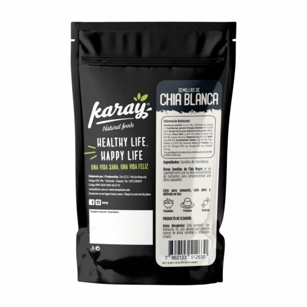 Chía Semillas KARAY 220 G - Imagen 3