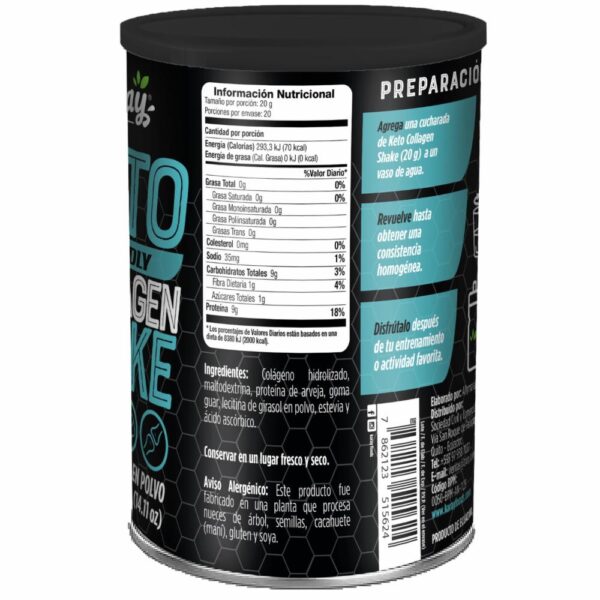 Colágeno Shake Keto KARAY 400 G - Imagen 4