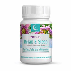 Cápsulas Relajantes Relax & Sleep VITA HEALTH 60 Cápsulas