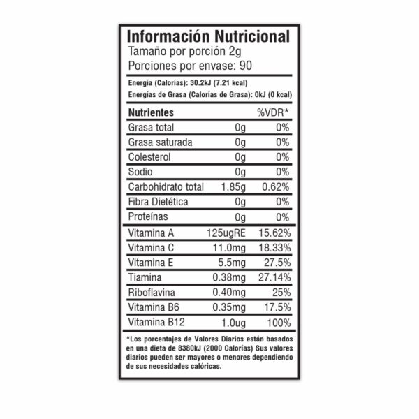 Gomitas Con Multivitaminas A, C, E, B1, B2, B6, B12 Sabor A Frutas JELLY-VIT 90 Uds 180 G - Imagen 2