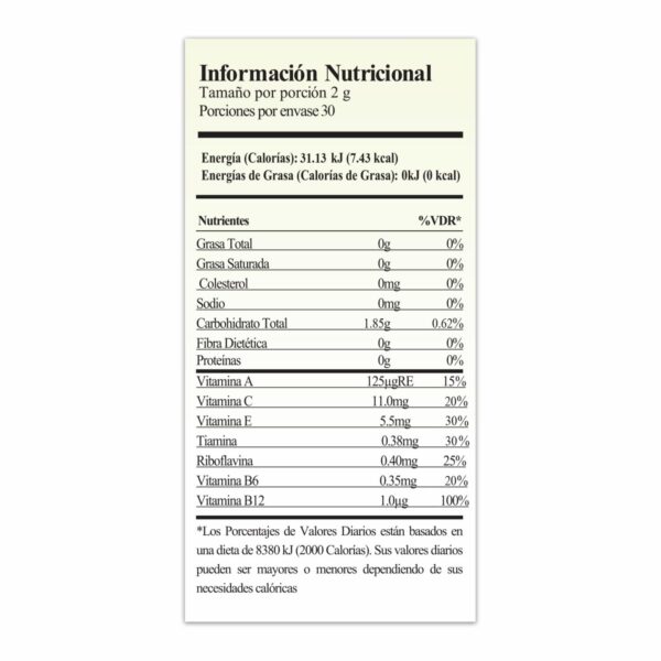 Gomitas Con Multivitaminas A, C, E, B1, B2, B6, B12 Sabor A Frutas JELLY-VIT 45 Uds 60 G - Imagen 2