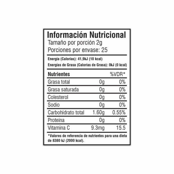 Vitamina C En Gomitas Sabor A Naranja JELLY-VIT 25 Uds 50 G - Imagen 2
