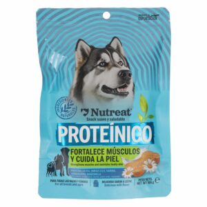 Snack Para Mascotas Proteínico Para Canes Y Gatos NUTREAT 168 G