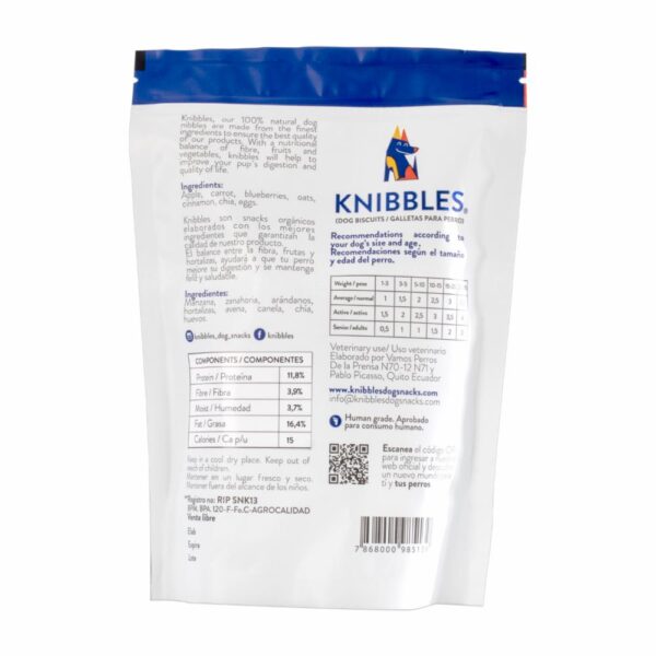 Snack Para Perros Buiscuits KNIBBLES 180 G - Imagen 2