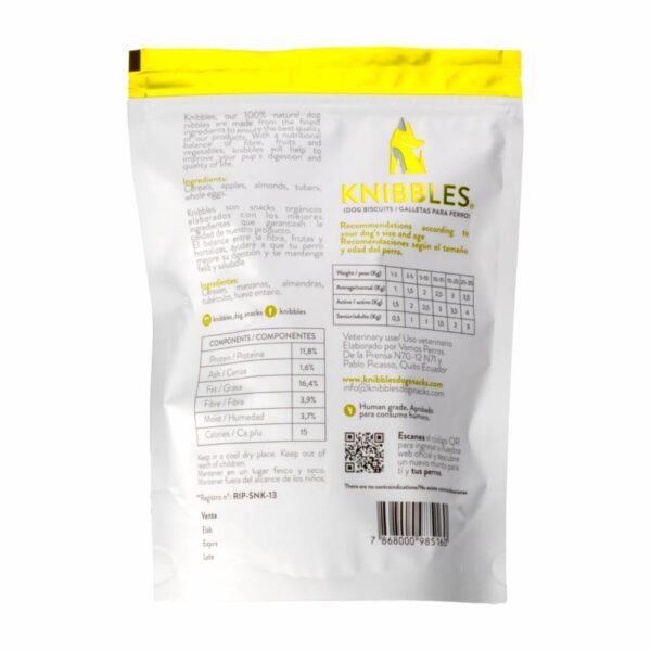Galletas Para Perro De Manzana Y Almendra KNIBBLES 180 G - Imagen 2