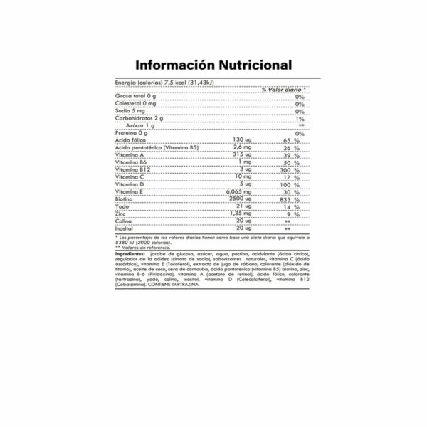 Gomitas Vitamínicas Para Mujeres Fortalecedoras De Cabello Y Uñas GOODY VITAMINS 150 G - Imagen 2