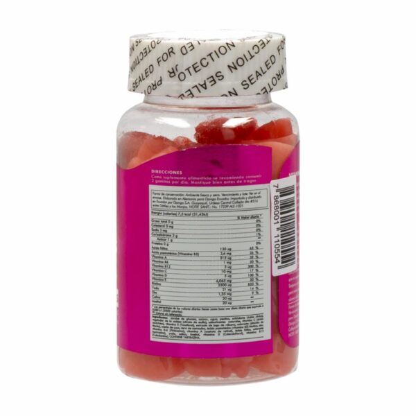 Gomitas Vitamínicas Para Mujeres Fortalecedoras De Cabello Y Uñas GOODY VITAMINS 150 G - Imagen 3