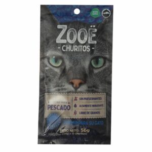 Snack Para Mascotas Churitos Sabor A Pescado ZOOE 56 G
