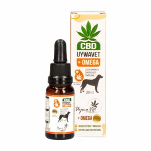 Suplemento Para Perros CBD + Omega 3 UYWA VET Gotero 20 Ml