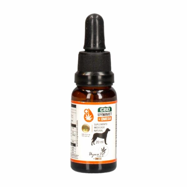 Suplemento Para Perros CBD + Omega 3 UYWA VET Gotero 20 Ml - Imagen 2