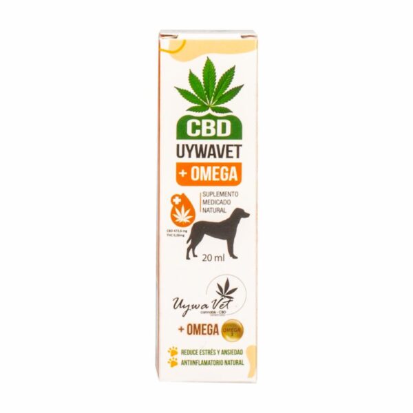 Suplemento Para Perros CBD + Omega 3 UYWA VET Gotero 20 Ml - Imagen 3