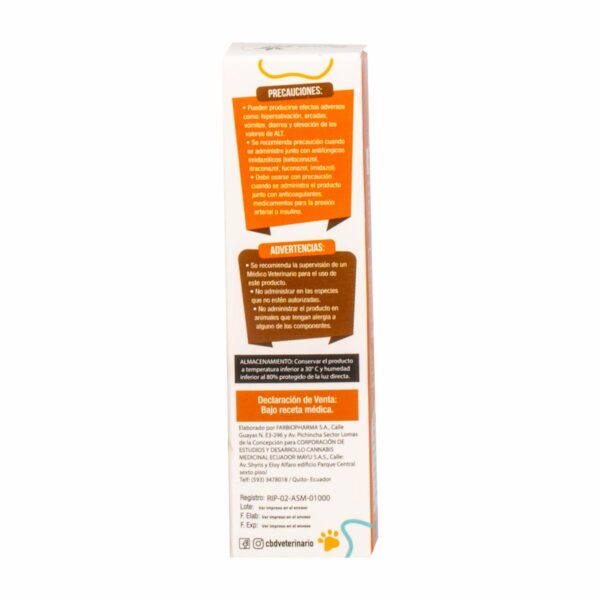Suplemento Para Perros CBD + Omega 3 UYWA VET Gotero 20 Ml - Imagen 4