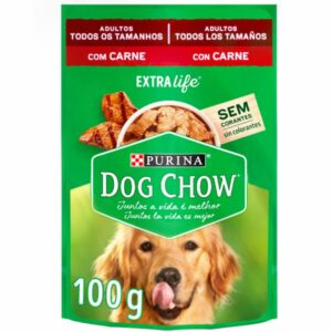 Alimento Húmedo Para Perros Con Carne PURINA DOG CHOW 100 G