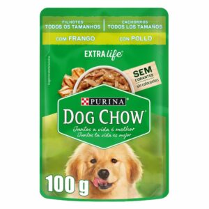 Alimento Húmedo Para Perros Cachorros Con Pollo PURINA DOG CHOW 100 G