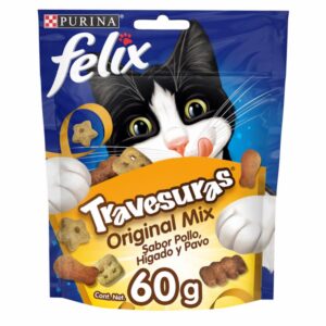 Snack Para Gatos Travesuras Original Mix PURINA CAT CHOW 60 G