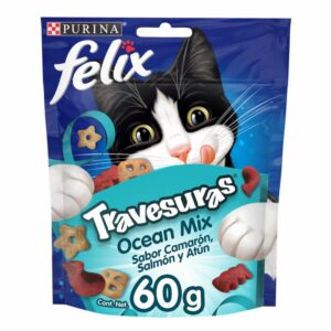 Snack Para Gatos Travesuras Ocean Mix PURINA CAT CHOW 60 G