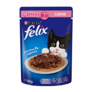 Alimento Húmedo Para Gatos De Carne FELIX 85 G