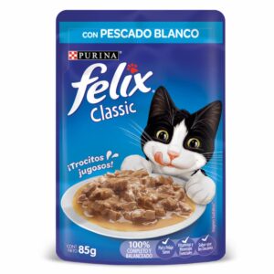 Alimento Húmedo Para Gatos Adultos Con Pescado Blanco PURINA CAT CHOW 85 G