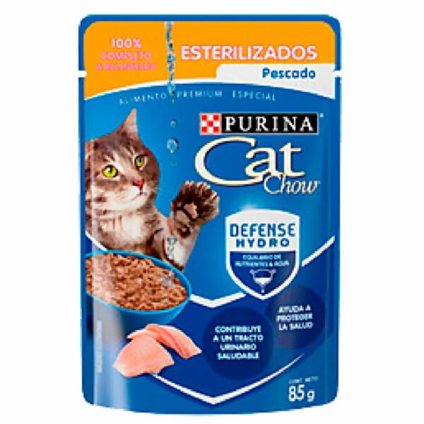 Alimento Para Gatos Esterilizados Pescado PURINA 85 G