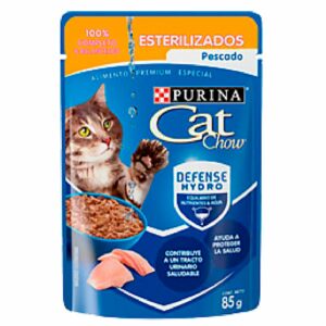 Alimento Para Gatos Esterilizados Pescado PURINA CAT CHOW 85 G