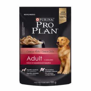 Alimento Húmedo Para Perros Adulto Sabor Carne PURINA PRO PLAN 100 G