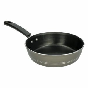 Sartén Hondo Línea Sicilia Con Tapa Color Café TRAMONTINA 24 CM