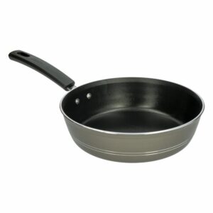 Sartén Hondo Línea Sicilia Con Tapa Color Café TRAMONTINA 24 CM