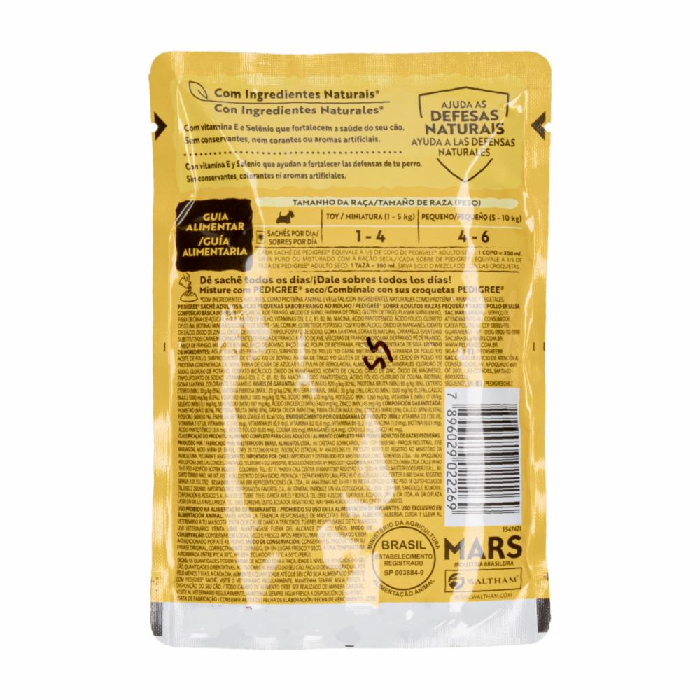 Alimento Para Perros Pollo En Salsa PEDIGREE 100 G - Imagen 3