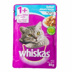 Alimento Para Gatos Atún En Salsa Sobre WHISKAS 85 G
