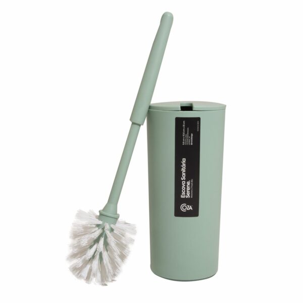 Escobilla De Baño Plástico Verde Jade COZZA 1 Pieza - Imagen 2