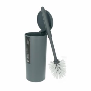 Escobillo De Baño Plástico Color Gris COZZA 1 Pieza