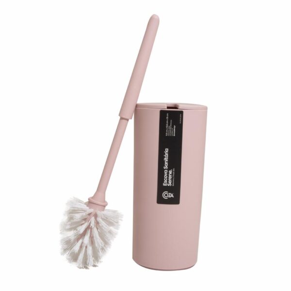 Escobilla De Baño Plástico Rosa Clay COZZA 1 Pieza - Imagen 2