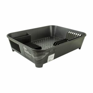 Escurridor De Platos Básico Color Negro COZA 1 Pieza