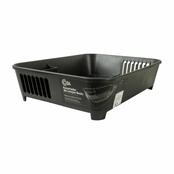 Escurridor De Platos Básico Color Negro COZZA 1 Pieza - Imagen 2