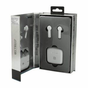 Audífonos Smooth Rubber Finish BY-AU-BE-300-WT BYTECH Bluetooth