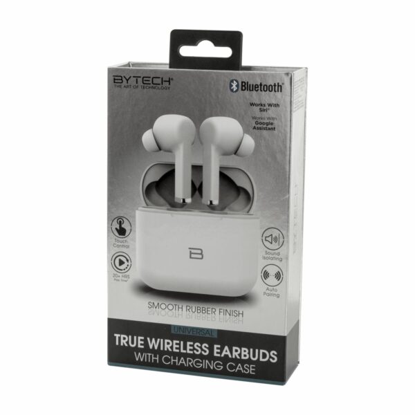 Audífonos Smooth Rubber Finish BY-AU-BE-300-WT BYTECH Bluetooth - Imagen 2