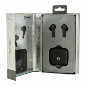 Audífonos Smooth Rubber Finish BY-AU-BE-300-BK BYTECH Bluetooth